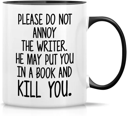 Miniatura 21 de Retreez Taza divertida - Soy un escritor, cualquier cosa puede ser utilizada en una historia, 11 Oz Tazas de café de cerámica - Taza graciosa