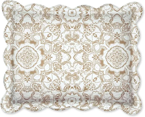 Miniatura 34 de BrylaneHome Almohada cuadrada Florence - Flor antigua