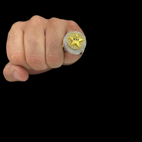Miniatura 3 de Legacy Rings MVP Championship Trophy Ring Award Gift para el jugador más valioso del torneo o campeón de la liga