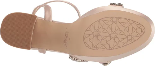 Miniatura 4 de Jewel Badgley Mischka Rochel - Tacón de bloque de plataforma con correas adornadas con piedras preciosas
