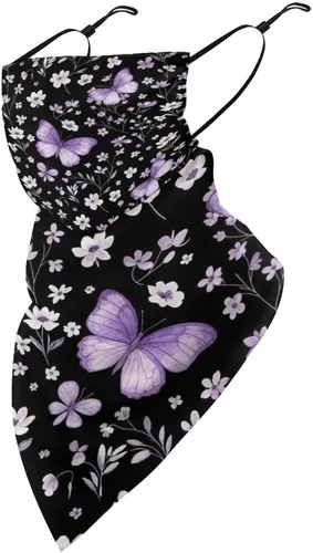Miniatura 15 de Bufanda triangular reutilizable con cinta elástica para las orejas, protección solar UV