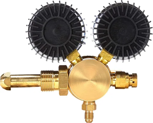 Miniatura 2 de SPARC Regulador de Nitrógeno Premium para HVAC, Purga y Más - 0-600PSI CGA 580 Entrada Regulador de Gas Inerte para Soldadura - Salida de Brida SAE