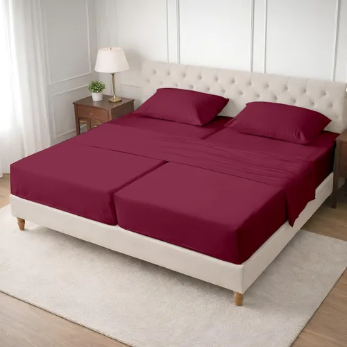 Miniatura 19 de SGI bedding Sábanas de Algodón Egipcio 100% Tamaño Full XL – Juego de Sábanas de 600 Hilos, Suaves, Frescas, Bolsillo Profundo de 16", Ropa de Cama