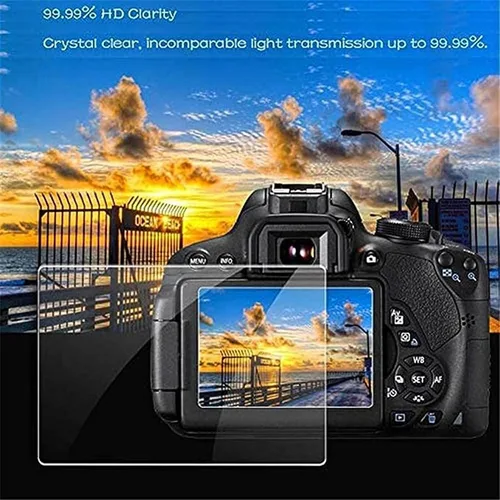 Miniatura 3 de PCTC Protector de pantalla LCD de vidrio templado compatible con cámara réflex digital Nikon D7500 (3 unidades)