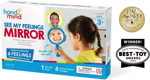Miniatura 3 de hand2mind Espejo de Mis Sentimientos, juguetes de terapia de juego, atención plena para niños, regulación emocional para niños, actividades