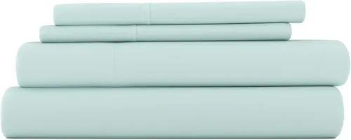 Miniatura 7 de Linen Market Sábanas para cama de tamaño King (azul claro) – Duerme mejor que nunca con estas sábanas King suaves y refrescantes – Bolsillo profundo