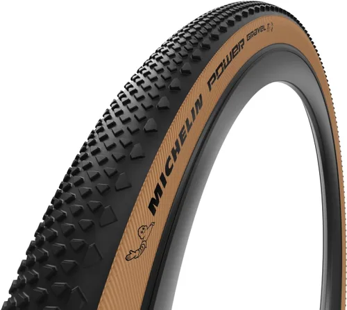 Miniatura 9 de Michelin Power Gravel - Neumático delantero o trasero para bicicleta de carretera para grava y asfalto, compuesto X-Miles