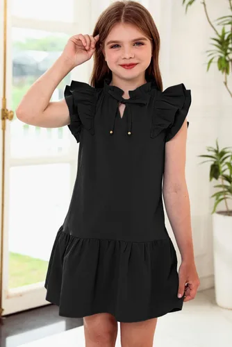 Miniatura 3 de blibean Girls Elegant Summer Dresses Kids Outfits Size 6-15 Year