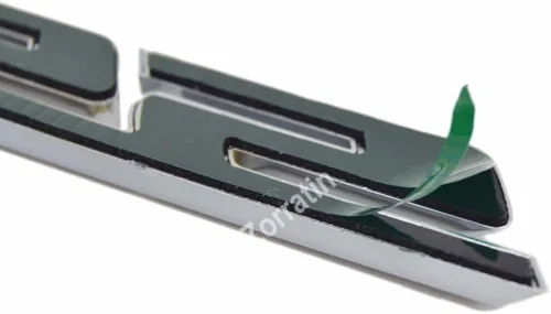 Miniatura 5 de Calcomanía de emblema interior para maletero lateral de parrilla azul cromado con adhesivo para Chevrolet Chevy Camaro Impala Malibu Holden azul