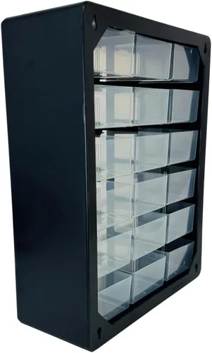 Miniatura 8 de Homak 12 cajones piezas de plástico organizador