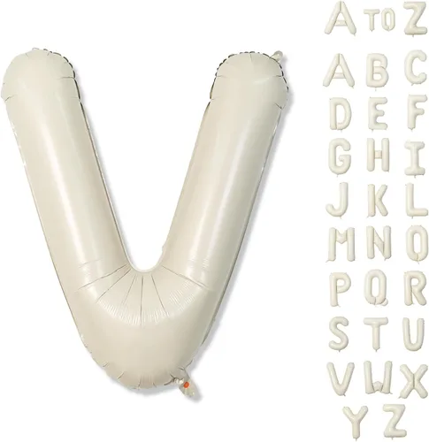 Miniatura 72 de Globo dorado champán con el número 5, globos de aluminio autoinflables grandes de 40 pulgadas del 0 al 9, globo de helio digital 5 dorado claro