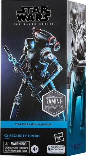 Miniatura 3 de STAR WARS Figura de acción Black Series Gaming Greats de 6 pulgadas KX Security Droid