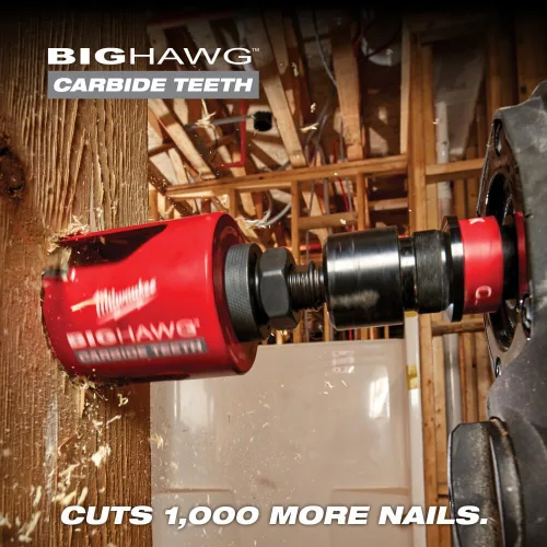 Miniatura 7 de Milwaukee Sierra perforadora de carburo Big Hawg de 4-1/4 pulgadas