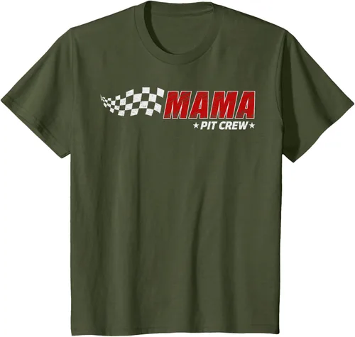 Miniatura 14 de Mama Pit Crew Race Car Birthday Family Matching Pit Crew Camiseta