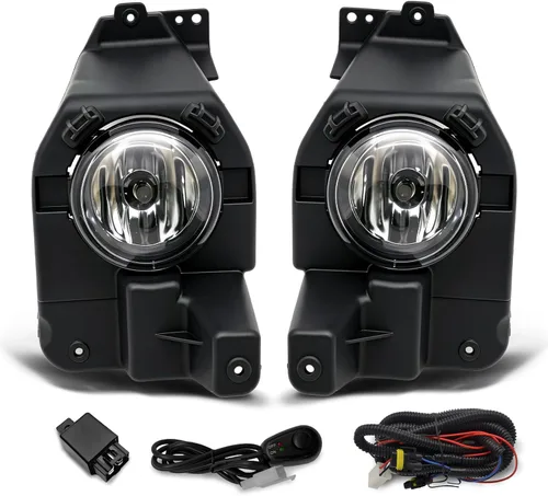 Fog Lights Compatible With 2013 2014 2015 Ford Explorer Front Bumper Driving Lamp Assembly Clear Lens