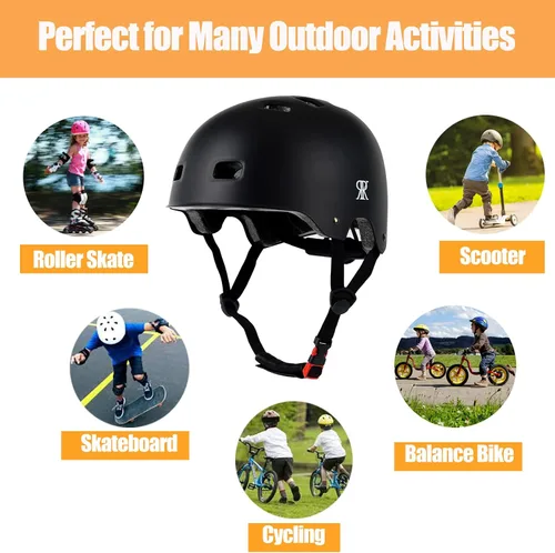Miniatura 7 de Casco de bicicleta para jóvenes y niños, casco de bicicleta y patineta para edades 5-8-10-12-14 años niños y niñas adolescentes, ajustable