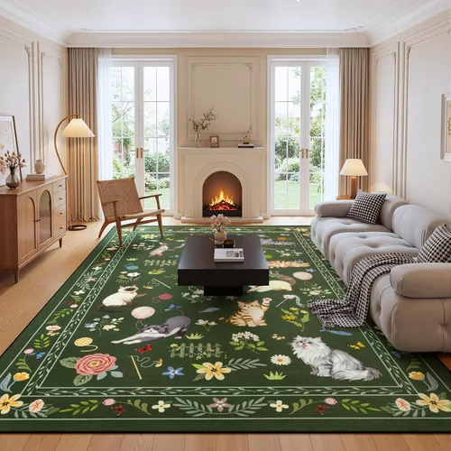 Miniatura 45 de Unirea Alfombra pequeña lavable beige de 2 x 3 para puerta de entrada interior, antideslizante, alfombra de entrada de animales suave para cocina
