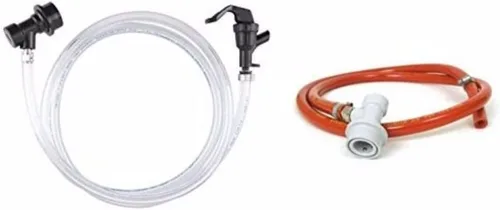 Miniatura 2 de Conjunto de línea de cerveza de 3/16" y bloqueo de bola de montaje de línea de gas de 5/16