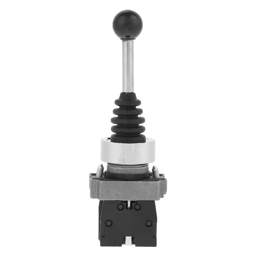 Miniatura 7 de 2NO Interruptor de palanca de mando de retorno de resorte Interruptor de control momentáneo de 2 posiciones de grado industrial para XD2PA22CR