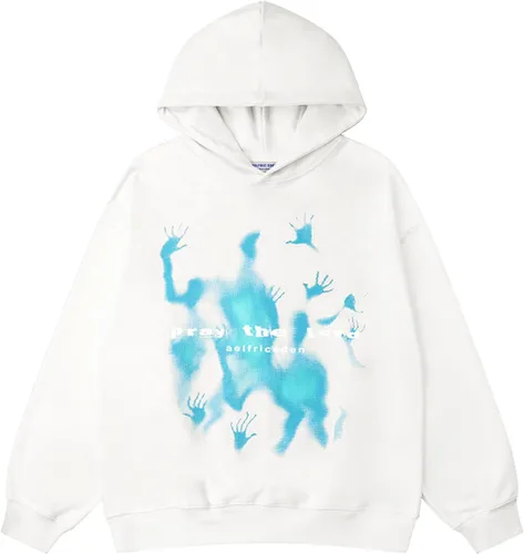 Aelfric Eden Graphic Hoodies for Men Vintage Printed Hoodie Sweatshirt Oversized Long Sleeve Streetwear Hooded Clothes
