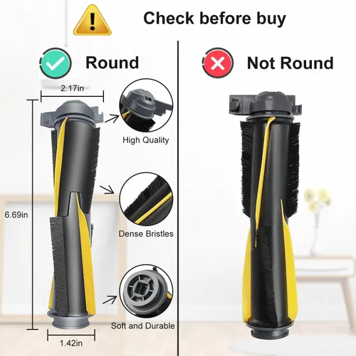 Miniatura 3 de Accesorios de pieza de repuesto compatibles con Shark IQ R101AE RV1001AE UR1100SRUS AV1002AE AV1010AE RV100AE EZ RV912S Filtro de cepillo