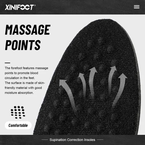 Miniatura 3 de XINIFOOT Plantillas ortopédicas que corrigen la postura, plantillas de zapatos de pierna tipo O/X, pronación de fascitis plantar, pies planos