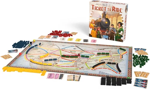 Miniatura 3 de Juego de mesa Ticket to Ride de Asmodee (Actualización 2025) - Una aventura ferroviaria a través del país para amigos y familia, juego de estrategia