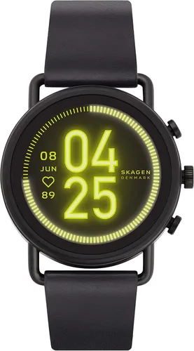 Reloj inteligente con pantalla táctil de acero inoxidable con frecuencia cardíaca GPS NFC y notificaciones de teléfono inteligente Connected Falster