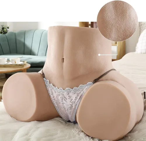 Miniatura 8 de Muñeca sexual masturbadora masculina de 21.16 libras, textura de piel realista, suave culo grande y coño, juguete sexual para adultos con vagina más