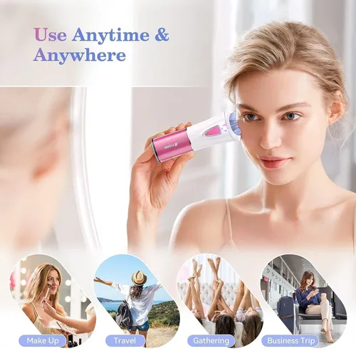 Miniatura 7 de Mini Epilator, Facial Hair Remover for Women, Full Body Smooth Glide Epilator, Portable Electric Lady Shaver for Face, Armpits, Arms, Bikini, and