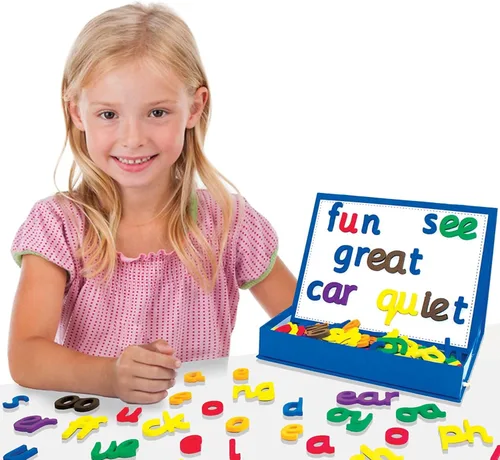Miniatura 4 de Junior Learning Rainbow Phonics - Letras magnéticas, multicolor, modelo: JL194, blanco, 1.8 de alto x 10.2 de largo x 8 de ancho
