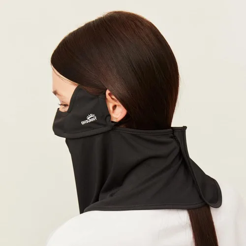 Miniatura 9 de Neck Gaiter Face Scarf Cover Sun Protection Balaclava Cloth Bandanas with Ear Loops 19SSF018
