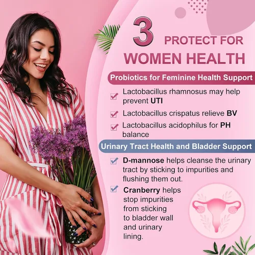 Miniatura 6 de NATURE TARGET Probióticos para mujeres, probióticos para hombres, probióticos para digestivos,Vaginal,Salud de la próstata
