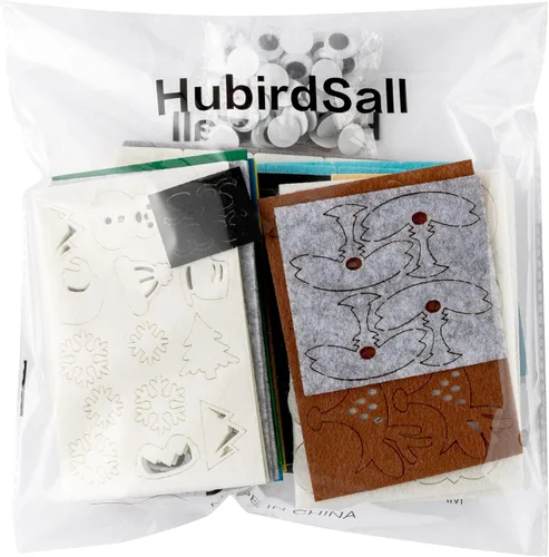 Miniatura 7 de HubirdSall Paquete de 24 marcapáginas de fieltro de animales polares, kit de manualidades reutilizables, haz tu propio marcador de animales árticos