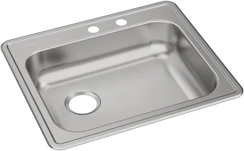 Miniatura 22 de Elkay GE12521 Dayton Fregadero de cocina empotrable de una sola cubeta de acero inoxidable de 25" - 1 orificio para grifo