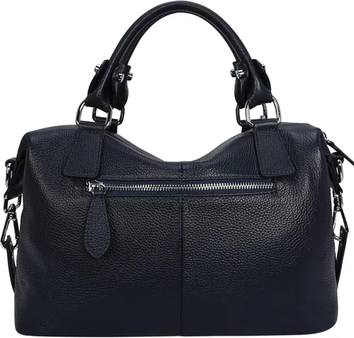 Miniatura 3 de Heshe - Bolsa de hombro de piel para mujer con asa superior bolsa cruzada