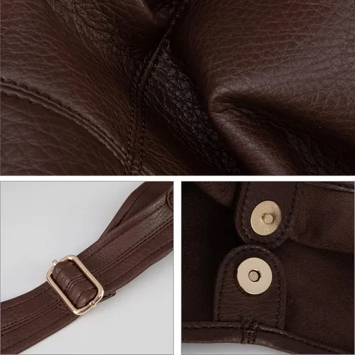 Miniatura 4 de Montana West Hobo Bags - Bolso para mujer, ultra suave, plegable, con monedero