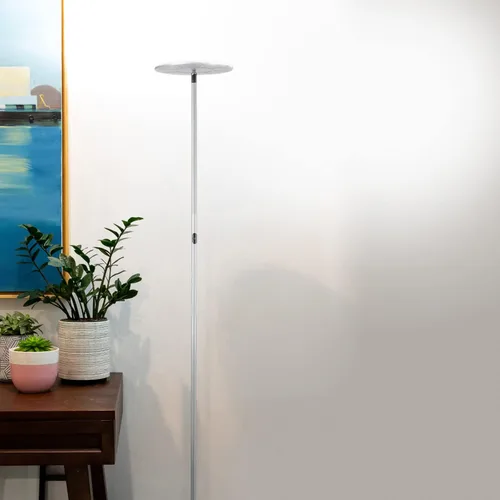 Miniatura 9 de Lámpara de pie LED de 30 watts Brightech Sky Platino (Platinum Silver)