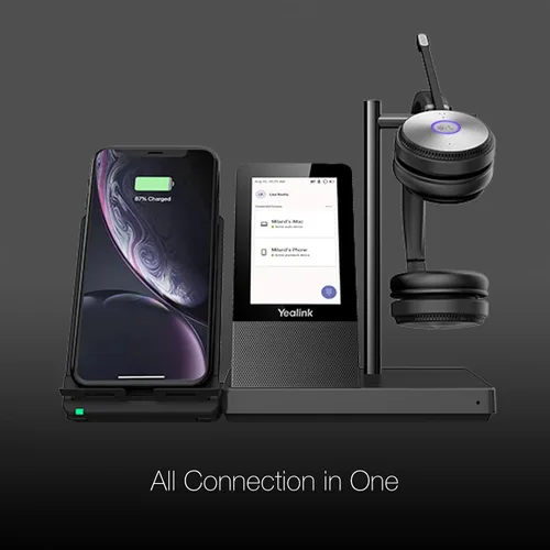 Miniatura 4 de Yealink WH66 Teams - Auriculares DECT certificados por equipos, se conectan al escritorio, PC/Mac, softphones - Funciona con equipos, Zoom