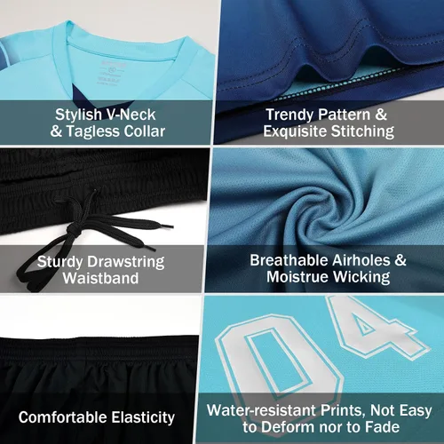 Miniatura 4 de Camiseta de fútbol de portero personalizada para adultosniños, manga larga personalizada y pantalones con logotipo del