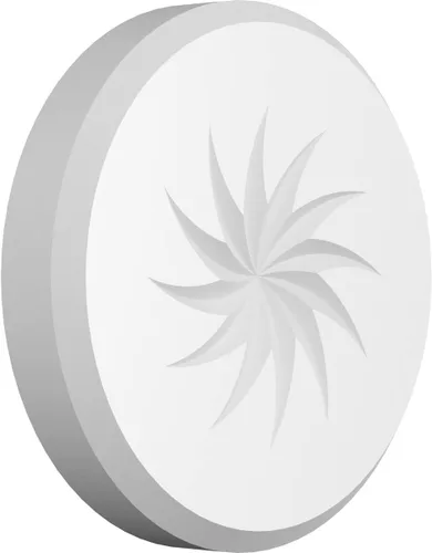 Miniatura 19 de Ekena Millwork ROSP050X050X050GRY13 Roseta estándar con borde biselado, 5 pulgadas de ancho x 5 pulgadas de alto x 1/2 pulgadas de alto, PVC