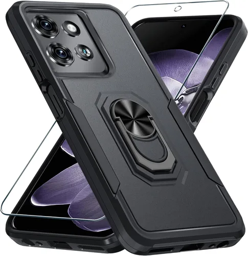 Miniatura 10 de Janmitta - Funda compatible con Moto G 5G 2023 con protector de pantalla, cubierta protectora de cuerpo completo resistente a prueba de golpes