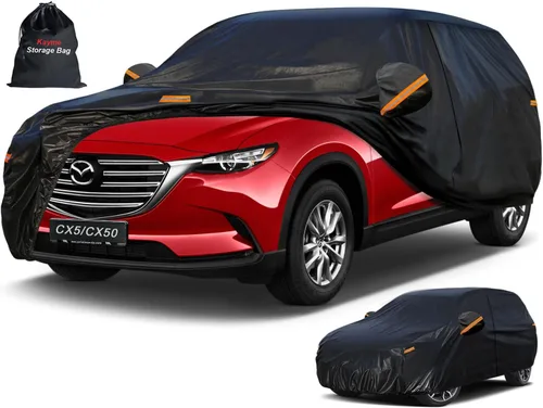 Miniatura 29 de Kayme - Cubierta completa impermeable de 7 capas para Honda Civic Sedán/Coupé (1991-2024), apta para todo clima, protección p/exteriores contra