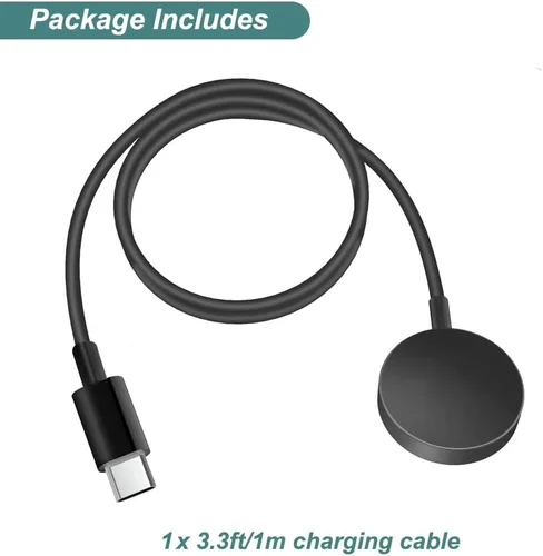 Miniatura 7 de Cargador para Samsung Watch - Galaxy Watch 7 Ultra/6/6 Classic/5/5 Pro/4/4 Classic/3/Active 2/Cable de carga activo con funda de aluminio (USB-C)
