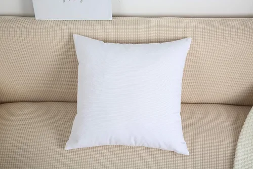 Miniatura 6 de TangDepot - Funda de almohada hecha a mano 100% lona de algodón, Algodón, Blanco