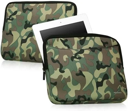 Miniatura 9 de BoxWave Funda compatible con Elgato Stream Deck XL - Traje de camuflaje con bolsillo, bolsillo de neopreno con cremallera para almacenamiento