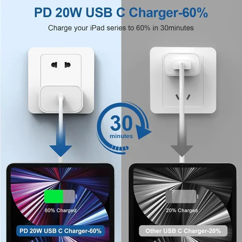 Miniatura 2 de iPhone 17 16 15 Cargador/Cable de carga de 10 pies tipo C a C largo, bloque de carga rápida USB C enchufe de carga para Apple iPhone 17 Pro Max/17