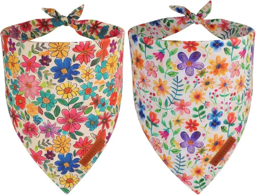 Miniatura 13 de ADOGGYGO Bandana de Navidad para perros, bufanda para mascotas, babero, pañuelo, tela premium duradera, varios tamaños disponibles, disfraces