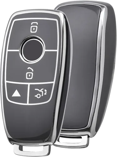 Miniatura 10 de ELOHEI Funda para llavero de Mercedes Benz, funda suave de alta calidad de protección completa de 360 grados, accesorios para Mercedes Benz E, S, C