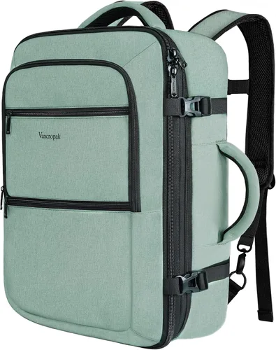 Miniatura 15 de Vancropak Mochila de mano de 13.2 gal, expandible, extragrande, aprobada para viajar en avión, resiste el agua, maleta, ligera, fin de semana